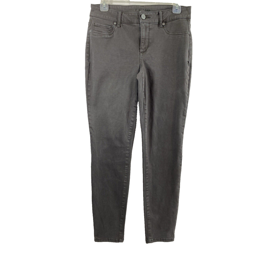 Maurices Jeans Womens Size M-R Gray Skinny‎ Stretch Comfy